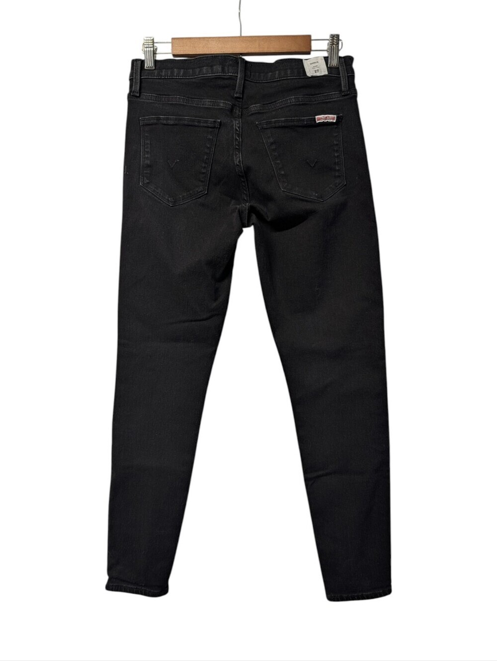 Hudson Jeans Natalie Mid Rise Skinny Black Ankle Pants Women’s 27 - Picture 2 of 10